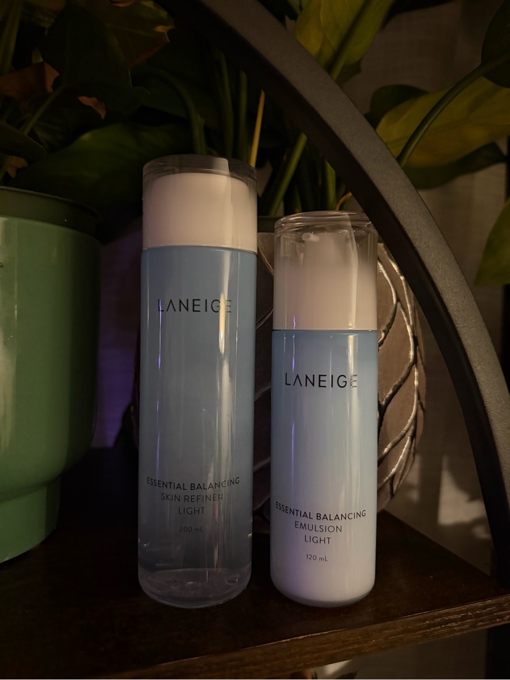 LANEIGE Light Blue Essential Balancing Skin Refiner & Emulsion Duo